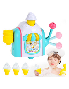 Juguete de baño TNOIE Helado con burbujas para 2-6 años