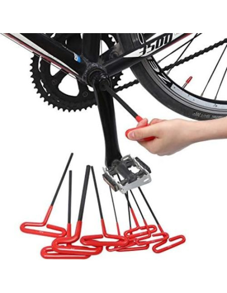 Conjunto de Llaves Hexagonales T-handle 10 Piezas Honoson 22.86 cm