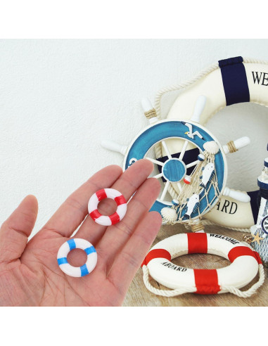 Mini Anillos de Vida Balacoo - Decoración Náutica en Resina