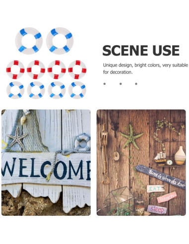 Mini Anillos de Vida Balacoo - Decoración Náutica en Resina