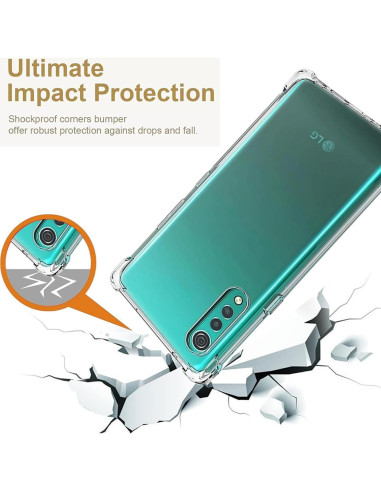 Funda TPU Transparente para LG Velvet 5G - Wanyuexes