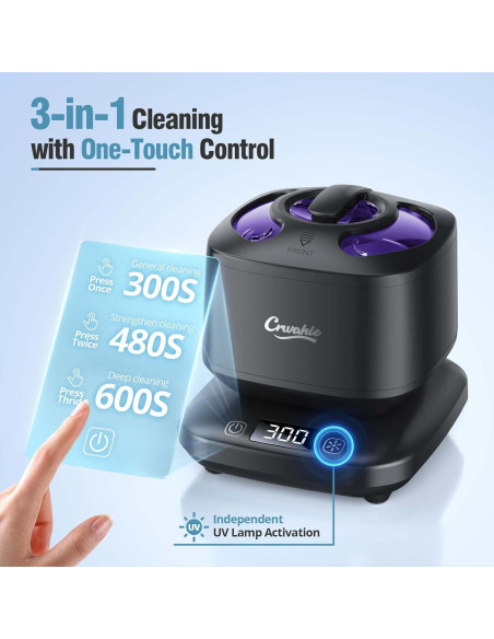 Limpiador Ultrasónico de Retenedores JIE BISHI 45kHz 3 Modos