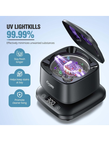 Limpiador Ultrasónico de Retenedores JIE BISHI 45kHz 3 Modos