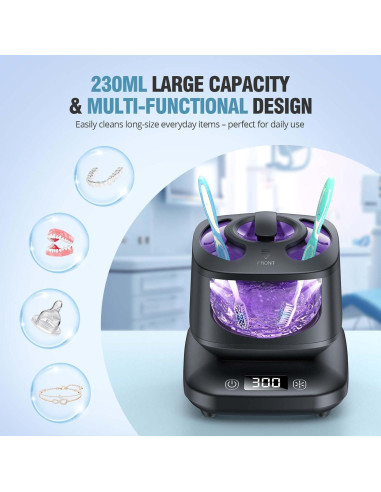 Limpiador Ultrasónico de Retenedores JIE BISHI 45kHz 3 Modos