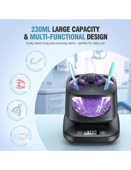 Limpiador Ultrasónico de Retenedores JIE BISHI 45kHz 3 Modos