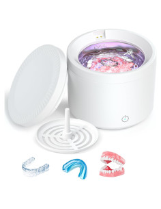 Limpiadora Ultrasónica 48000Hz Acmeenjoy 200ML con Luz UV