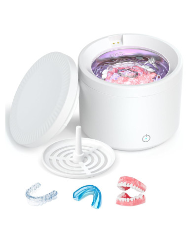 Limpiadora Ultrasónica 48000Hz Acmeenjoy 200ML con Luz UV