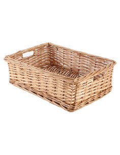 Cesta de Almacenamiento Rectangular YAHUAN de Mimbre 35.88x26cm