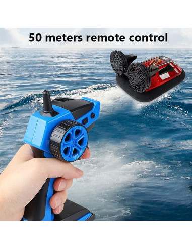 Barco Anfibio RC JGSMYXGS 33cm Control Remoto 2.4GHz