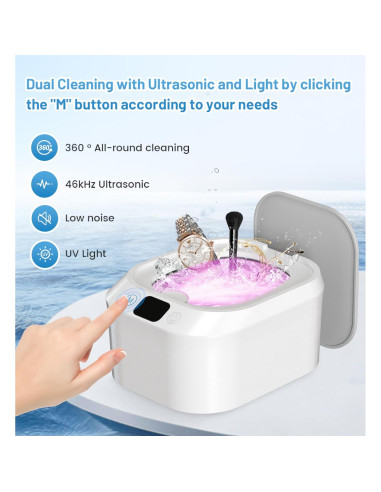 Limpiador Ultrasónico CoLiDo 46kHz 220ml Blanco - Multiuso