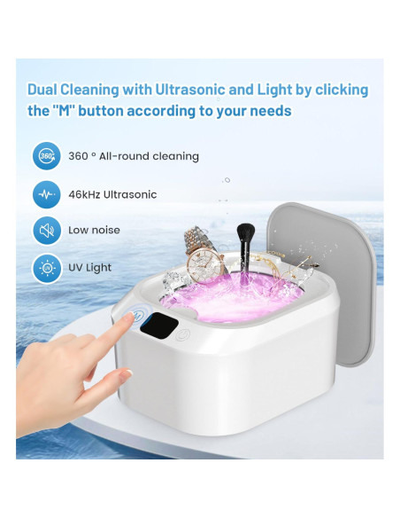 Limpiador Ultrasónico CoLiDo 46kHz 220ml Blanco - Multiuso