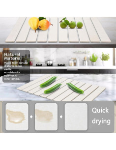 Alfombrilla de Secado de Piedra Diatomácea MORANDI 60x39cm 2