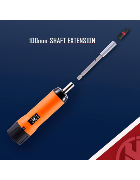 Conjunto de Destornillador de Par Torque KNINE 10-70 Nm, 40 Puntas