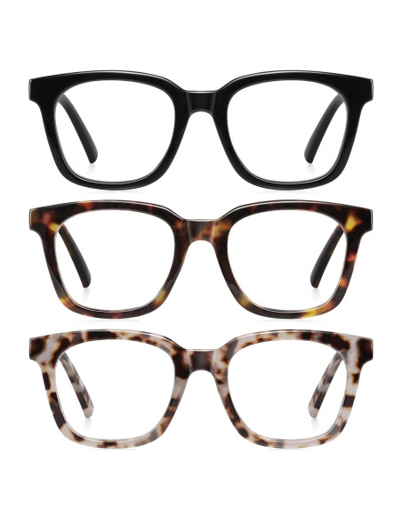 Gafas de Lectura AIMISUV Unisex con Bloqueo de Luz Azul 0.0x