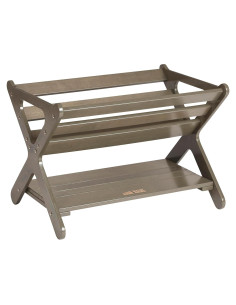 Caddy de Libros ECR4Kids Lavado Gris para Niños 62.5x44.5cm