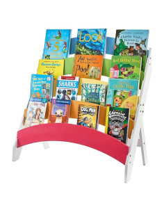 Estantería de Libros de Madera Stoneandegg 4 Niveles Arcoíris