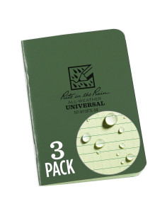 Cuaderno Mini Grapado Impermeable Rite in the Rain 3 Unidades