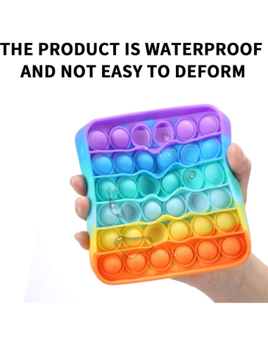 Juego de 2 Juguetes Sensoriales Pop Fidget Fpxnb - Redondo y Cuadrado