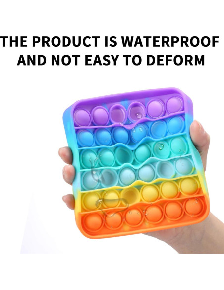 Juego de 2 Juguetes Sensoriales Pop Fidget Fpxnb - Redondo y Cuadrado