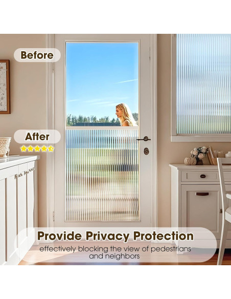 Película de Privacidad de Vidrio Estriado Coavas 44.5x200 cm