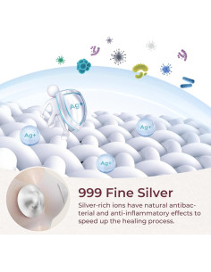 Copas de Lactancia Momcozy 999 Plata XL Perforadas Transpirables 2