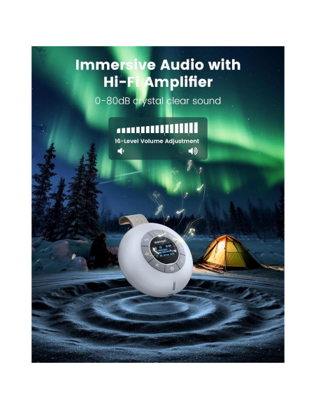 Máquina de Ruido Blanco Glocusent N13 con Luz Nocturna