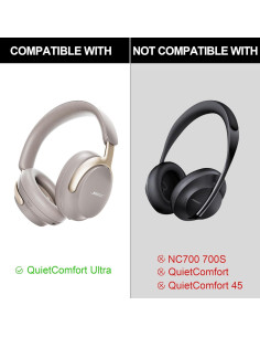 Funda de Cabeza Repuesto Bose QuietComfort Ultra - Negro 2