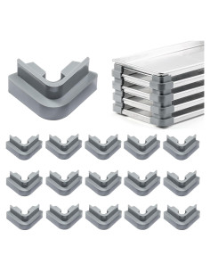 16 Pcs Apiladores de Bandejas de Silicona Harvest Right