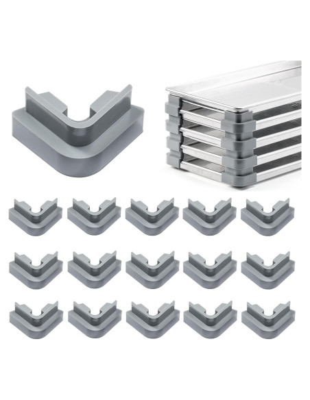 16 Pcs Apiladores de Bandejas de Silicona Harvest Right