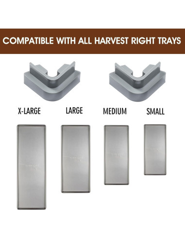 16 Pcs Apiladores de Bandejas de Silicona Harvest Right