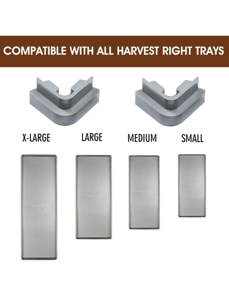 16 Pcs Apiladores de Bandejas de Silicona Harvest Right
