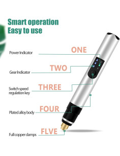 Bolígrafo de Grabado Eléctrico FUNAER 25W Recargable USB 2
