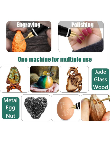 Bolígrafo de Grabado Eléctrico FUNAER 25W Recargable USB