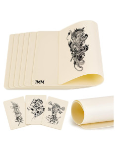 Pieles de práctica de tatuaje Scrubero 5pcs 20.1x15cm