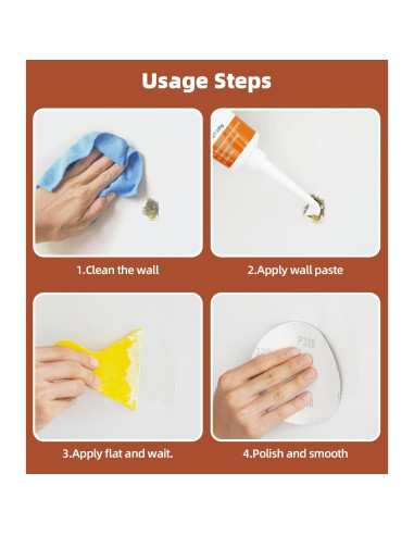 Kit de Reparación de Paredes HKING BQG201 - 300g, Secado Rápido