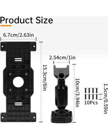 Soporte de Cámara de Salpicadero Genérico para Espejo Retrovisor