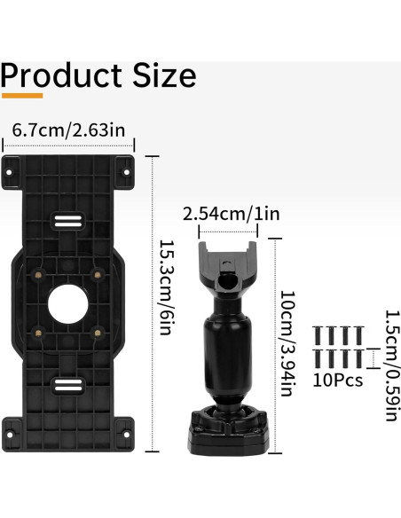 Soporte de Cámara de Salpicadero Genérico para Espejo Retrovisor Soporte de Cámara de Salpicadero Genérico para Espejo Retrovisor
