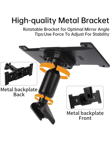 Soporte de Cámara de Salpicadero Genérico para Espejo Retrovisor