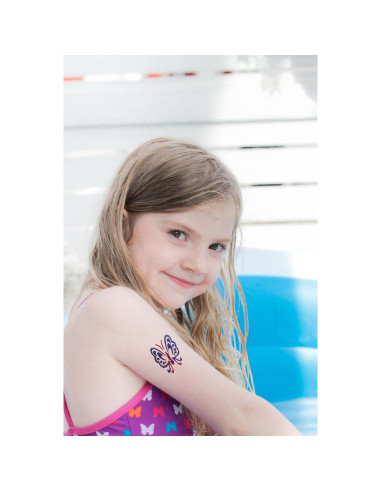 Kit de Tatuajes Temporales de Brillo GlitZGlam - 6 Colores