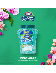 Ambientador de Gel Clorox Fraganzia 354 ml Orquidea de Isla 2