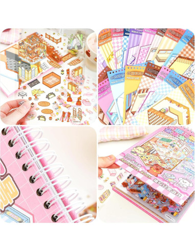 Set de Stickers 3D Genérico para Crear Escenas - 20 Unidades