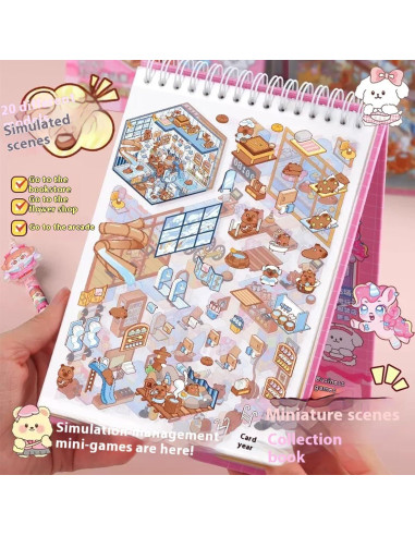 Set de Stickers 3D Genérico para Crear Escenas - 20 Unidades