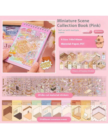 Set de Stickers 3D Genérico para Crear Escenas - 20 Unidades Set de Stickers 3D Genérico para Crear Escenas - 20 Unidades