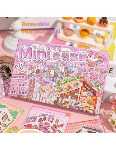 25 Conjuntos de Pegatinas 3D DIY Kaensc para Aliviar Estrés