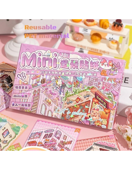 25 Conjuntos de Pegatinas 3D DIY Kaensc para Aliviar Estrés