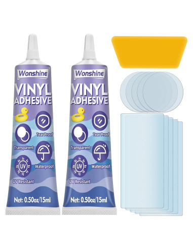 Kit de Parche para Piscina y Colchón Inflable Wonshine 15ml