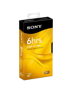 Cinta de Video VHS Sony T120VHGL/H 120 Minutos Alta Calidad