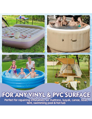 Kit de Parche para Piscina y Colchón Inflable Wonshine 15ml