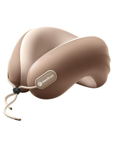 Almohada de viaje Drembloo ergonómica viscoelástica marrón
