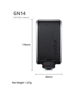 Flash Retro Godox Lux Senior para Cámaras Fujifilm, Canon, Nikon 2